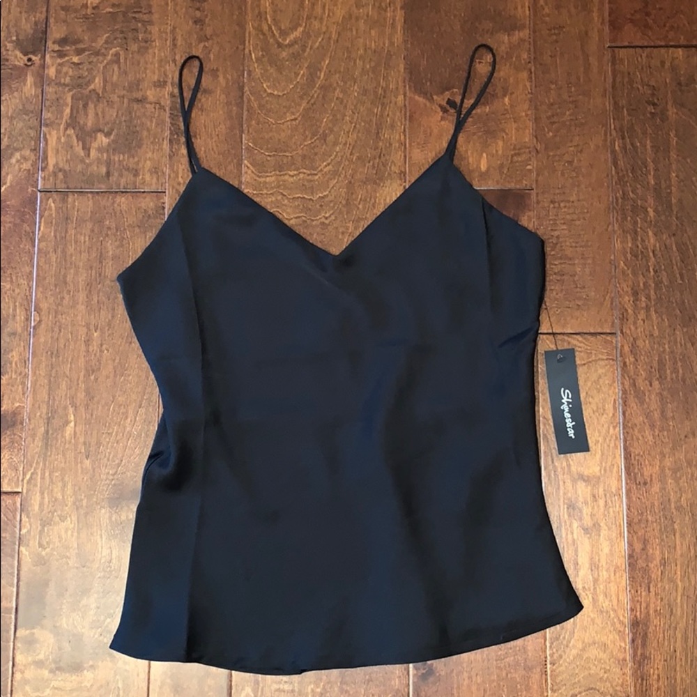 Black tank top